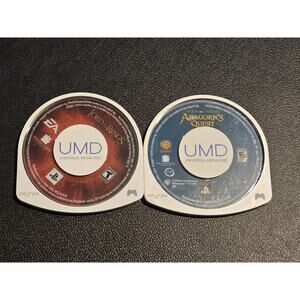 Lot of 2 PSP UMD Games lord of the rings game lot Untested - pre-owned